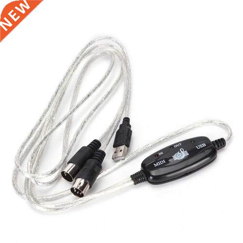 HOT Keyboard to PC USB MIDI Cable Converter PC to Music Keyb