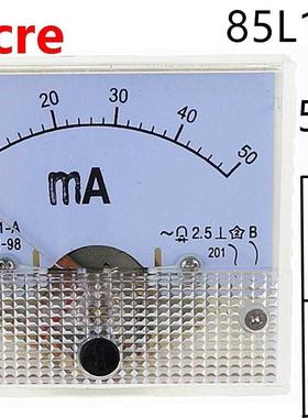AC Analog Meter Panel 50MA Volt meter Ammeters 85L1 50MA Gau