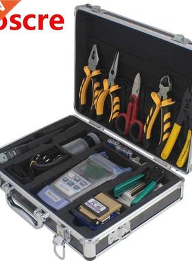 16pcs/set Fiber Optic FTTH Tool Kit with FC-6C Fiber Cleaver