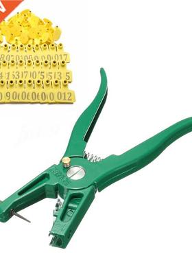 Animal Sheep Livestock Ear Tags Lables Marking Plier(100X ye