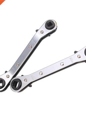 Double End Ratchet Wrench 1/4 3/8 3/16 5/16 Port Valve H