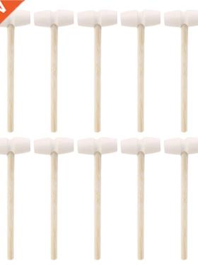 10 Pcs Wooden Hammers Toys for Chocolate Breakable Heart Min