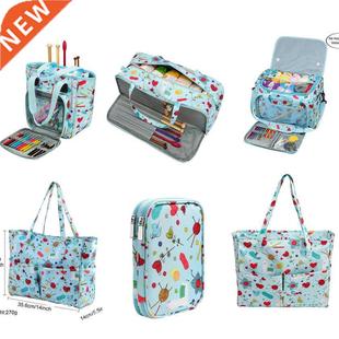6Styles Knitting Tote Bag Yarn Storage Bag for Thread Wool Y