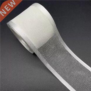 5Yards/Lot 20mm 25mm 38mm White Satin Edge Organza Ribbon