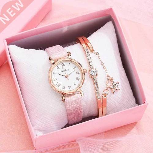 Watch Women Leather Strap Sport Watch Fashion Dress Casual L