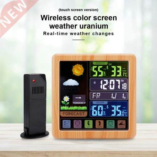 LED Wireless Weather Station with Outdoor Sensor Touchscreen