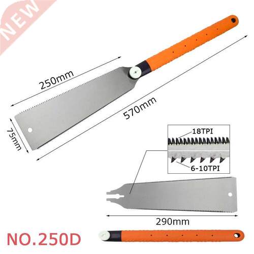 3-edge Teeth Hand Saw Pull Razor Saw Medium Crosscut Saw For