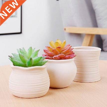 White Color Brethble Fleshy Plnter Vse Flower Pot