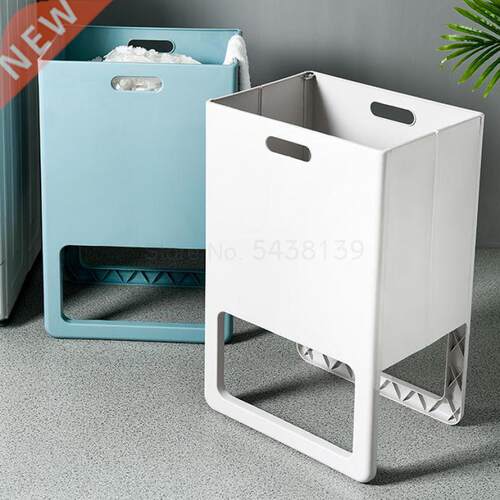Bathroom laundry basket foldable large capacity home Nordic