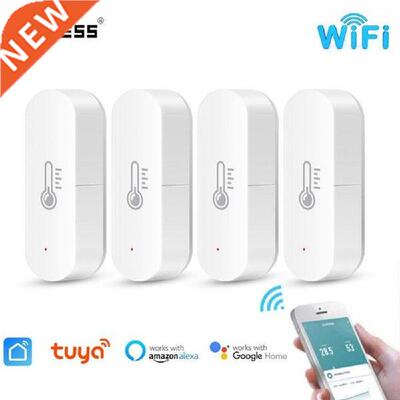 1-4pcs Tuya WiFi Indoor Hygrometer Thermometer Temperature