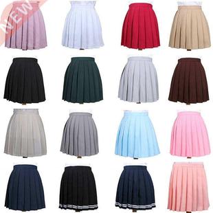 Japanese Pleated Cos Macarons High Waist Skirt Women'