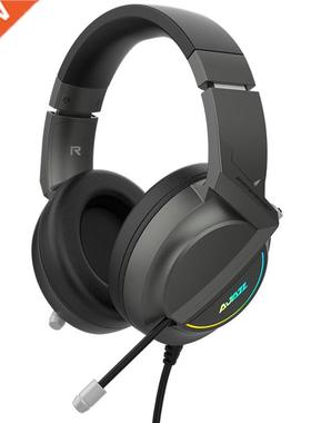 AJAZZ AX365 RGB Backlt USB Wred Notebook Desktop Headphone
