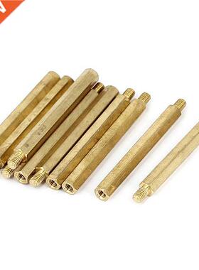 M4x50+6mm Female/Male Threaded Brass Hex Standoff Pillar Spa