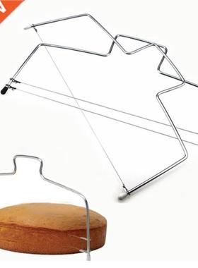 Double Wire Cake Cutter Slicer Adjustable 2 Line Stainless S