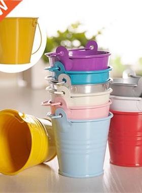 Mini Tin Metal Bucket Wedding Birthday Party Dragee