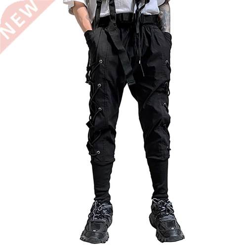Men Techwear Jogging Setwear Black 2022 New Fashion Baggy Ca