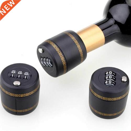Plastic Bottle Password Lock Combination Lock Wine Stopper V