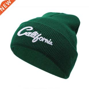 IL KEPS California 3D Embroidery Beanies Men's Skullies Wome