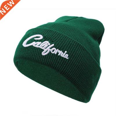 IL KEPS California 3D Embroidery Beanies Men's Skullies Wome