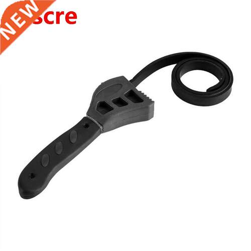 Ol Flter Wrench 500mm Rubber Strap Wrench Jar Lds Tghten