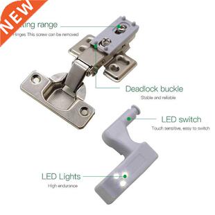 Include Battery LED Cabinet Hinge Night Light Sensor Light F