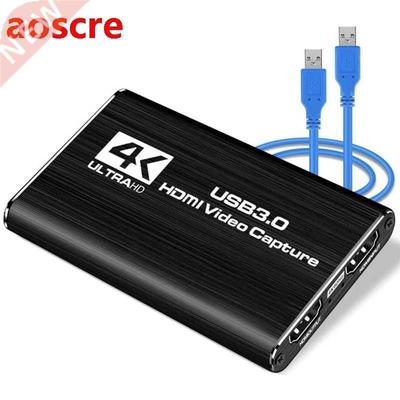 Audio Video Capture Card,HDMI USB.0 4K 1080P 60Fps Reliable