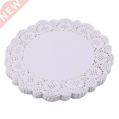 200Pcs Round Lace Papers Mats Coasters Placemats Wedding Eve