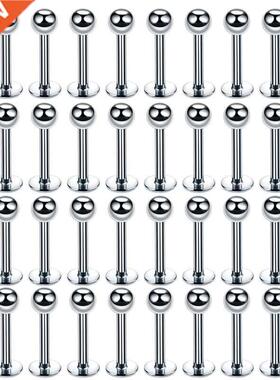 Wholesale 40Pcs/Lot Surgical Steel Lip Labret Piercing E C