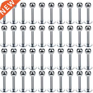 Wholesale 40Pcs/Lot Surgical Steel Lip Labret Piercing E C