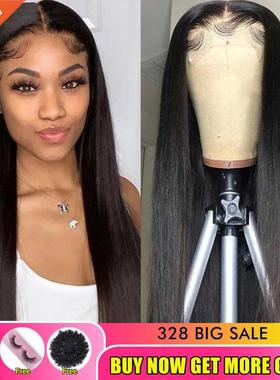 13x4 Lace Front Human Har Wgs Straght Lace Front Wg Braz
