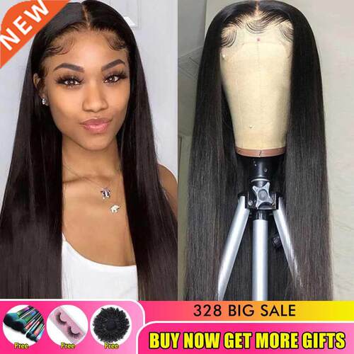 13x4 Lace Front Human Har Wgs Straght Lace Front Wg Braz