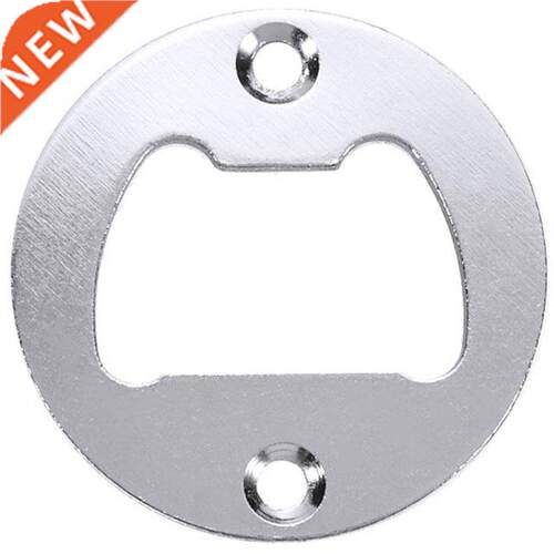 Bottle Opener Part With Countersunk Holes Round Metal Strong