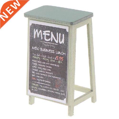 1pc Vintage Miniature Ins Shop Decorative Notice Board 1:12