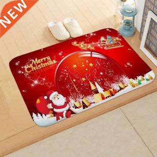 1PC Christmas Mat Outdoor Carpet Doormat Santa Ornent Chri