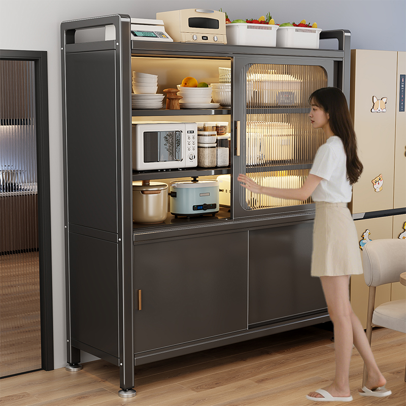 【热卖10W+】厨房推拉门收纳柜
