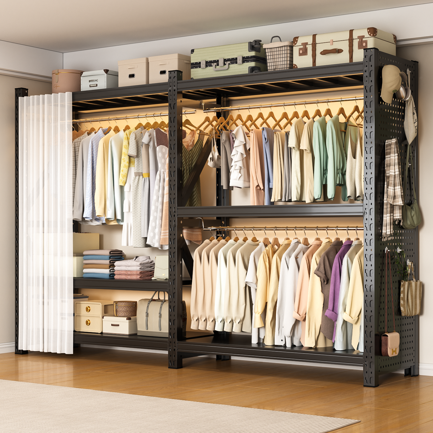 爆卖10w+】大承重大容量衣橱