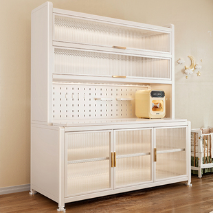 婴儿喂养台收纳柜宝宝用品置物架落地多层多功能大容量整理储物柜