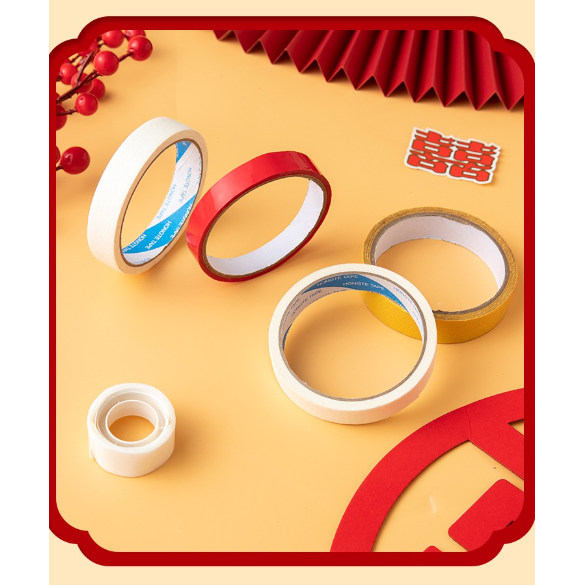 气球结婚点无痕不伤墙布置双面胶贴胶胶带婚房美纹纸纳米胶不留胶