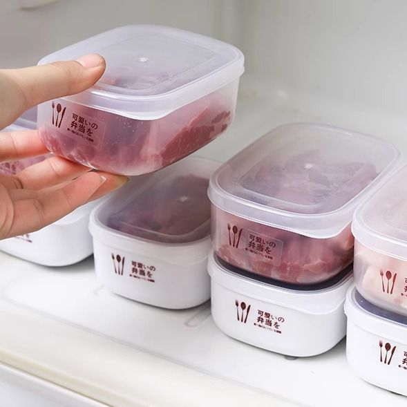 冰箱收纳盒冻肉分格盒子冷冻保鲜盒食物分装盒食品级冰箱专用整理