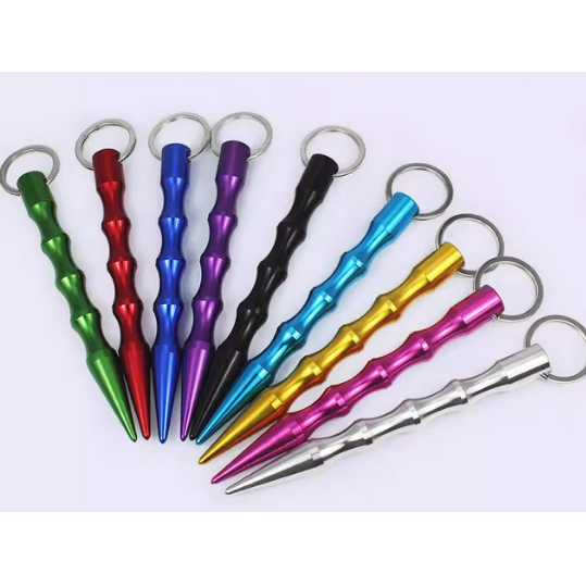 户外女防狼酷棍自卫打架防身袖珍暗器短棍战术笔救生掌