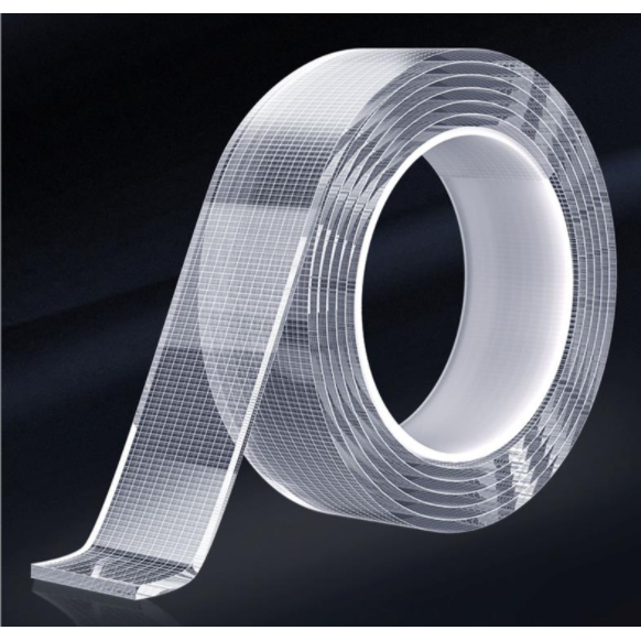 网格纳米双面胶高粘度不留痕强力固定墙面无痕贴透明胶带可手撕魔