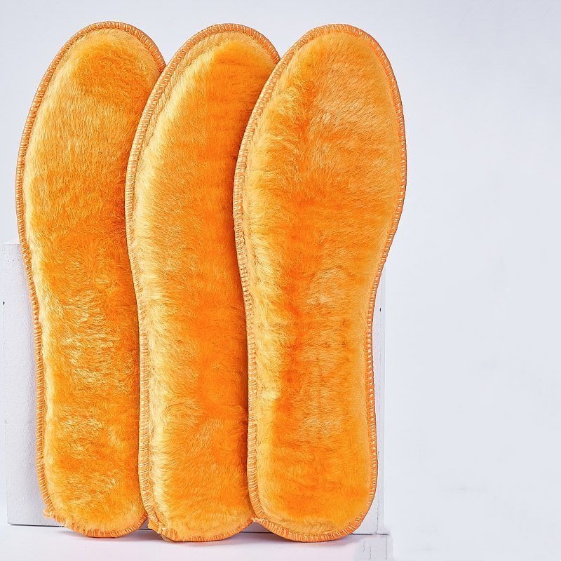 防寒保暖保暖驼绒鞋垫加厚男女加绒透气吸汗防臭运动舒适棉鞋冬季