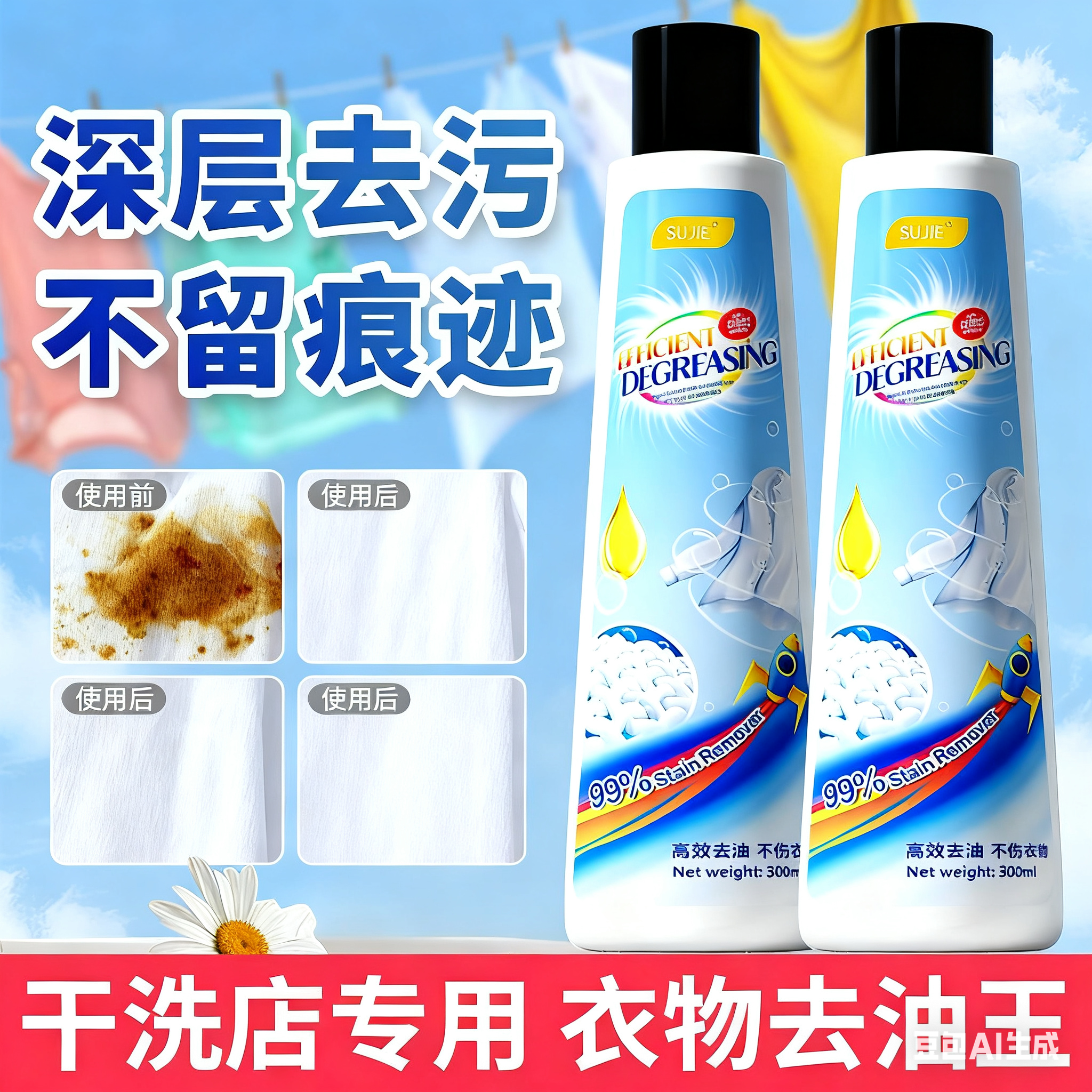 粟洁去油渍衣服去油王强力去油污洗衣服神器油迹油斑老油印清洗剂,洗护清洁剂/卫生巾/纸/香薰,干洗剂/衣物渗透清洁剂,淘宝优惠券,粉丝福利购,淘宝优惠卷