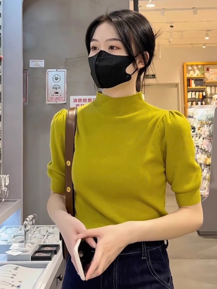 2024新款简约款长袖针织衫高级感