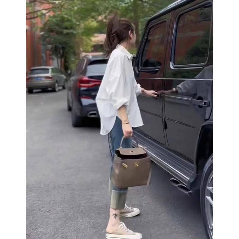 2025年秋季新款高级感上衣白衬衣