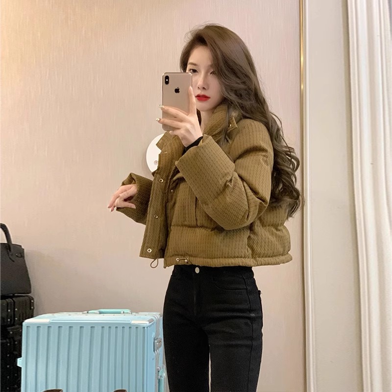 羽绒棉服高级感小香风厚棉袄