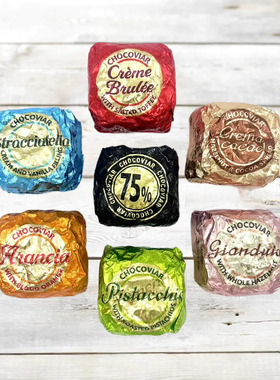 现货进口意大利闻琦鱼子酱状巧克力75%夹心黑巧喜糖零食伴手礼