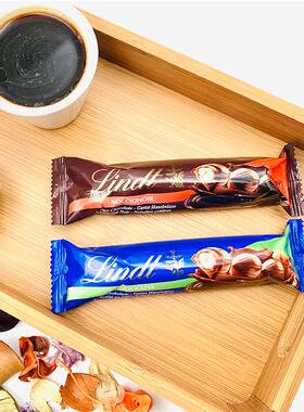 现货 新品推荐 瑞士莲lindt Noccionoir 榛仁榛子夹心巧克力棒
