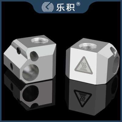 乐积铜铝3d打印铜铝tv6v2加热块