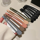 大号鸭嘴夹无痕发夹长款 碎发整理神器夹子洗脸化妆边夹发卡一字夹